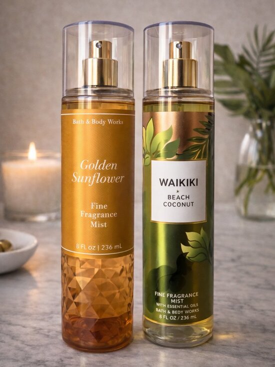 Bath & Body Works Other - NEW Bath & Body Works Bundle | Waikiki Beach Coconut + Golden Sunflower